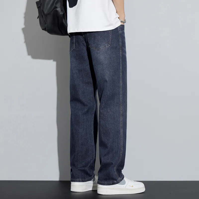 FALIAMS Jeans Unisex Blue Gray-5