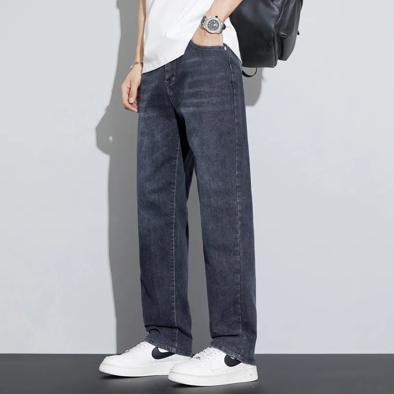 FALIAMS Jeans Unisex Blue Gray-3