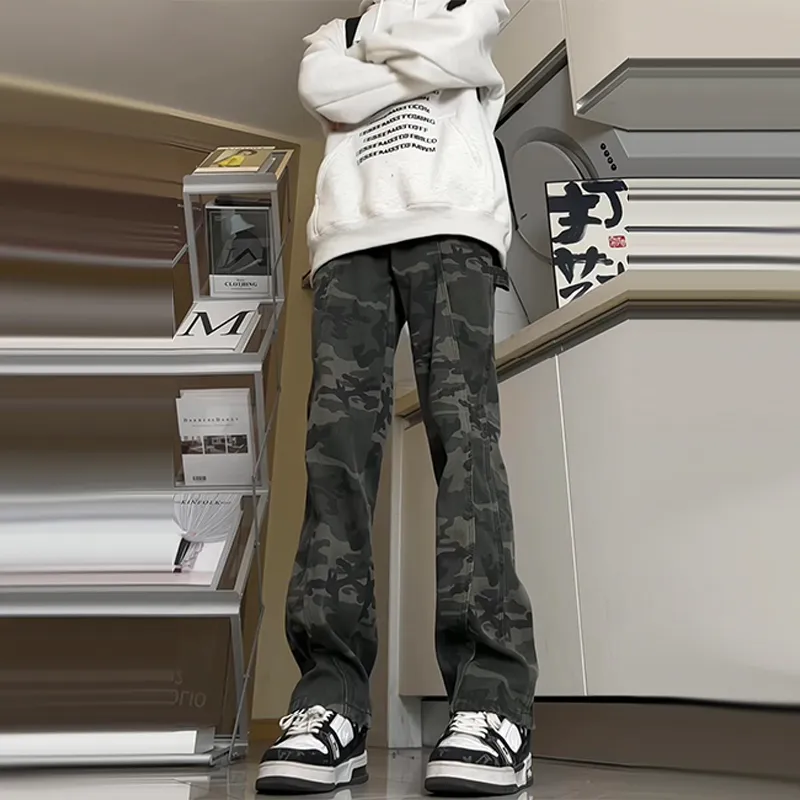 FALIAMS Jeans Unisex Camouflage-7