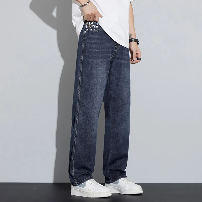 FALIAMS Jeans Unisex Blue Gray-2