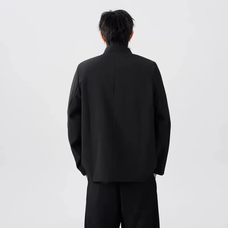 FALIAMS Business Suits Unisex Black-3