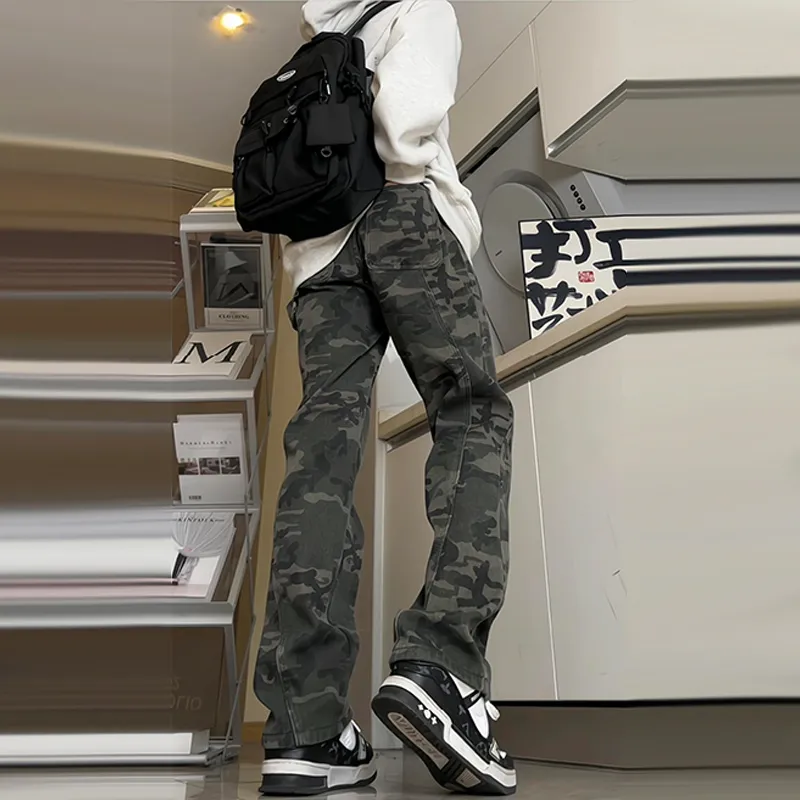 FALIAMS Jeans Unisex Camouflage-8