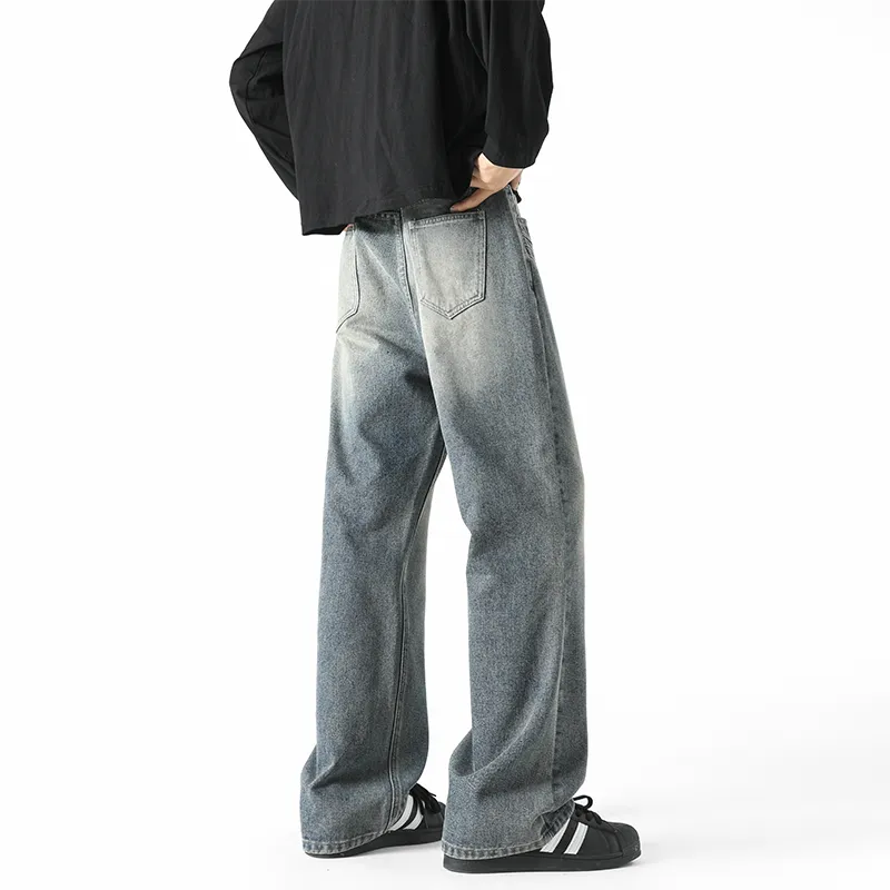 FALIAMS Jeans Unisex Vintage Blue-9