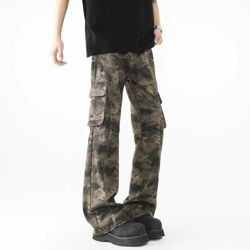 FALIAMS Jeans Unisex Camouflage-4