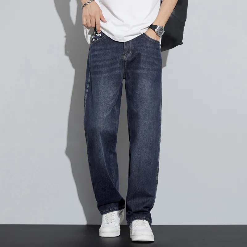 FALIAMS Jeans Unisex Blue Gray-1