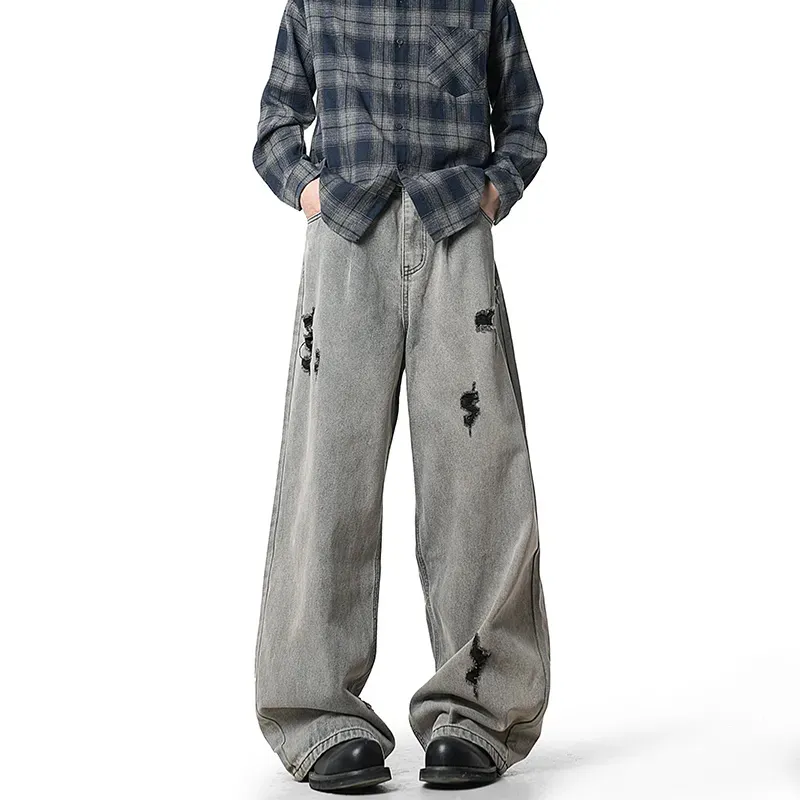 FALIAMS Jeans Unisex Gray-2