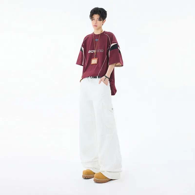 FALIAMS Jeans Unisex White-3