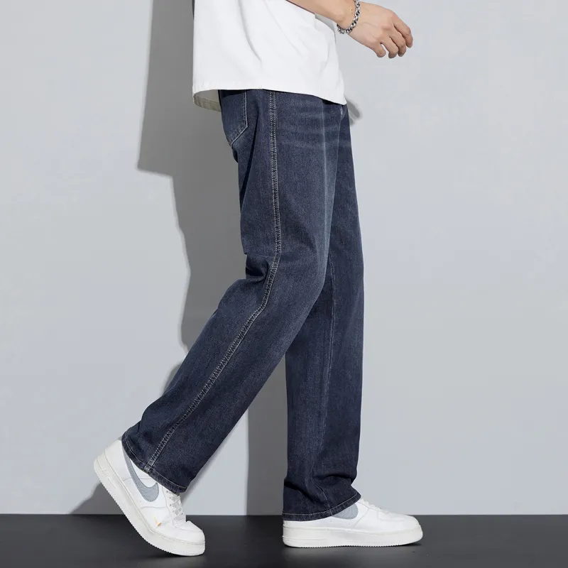 FALIAMS Jeans Unisex Blue Gray-3
