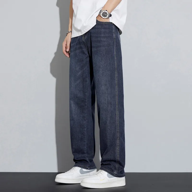 FALIAMS Jeans Unisex Blue Gray-4