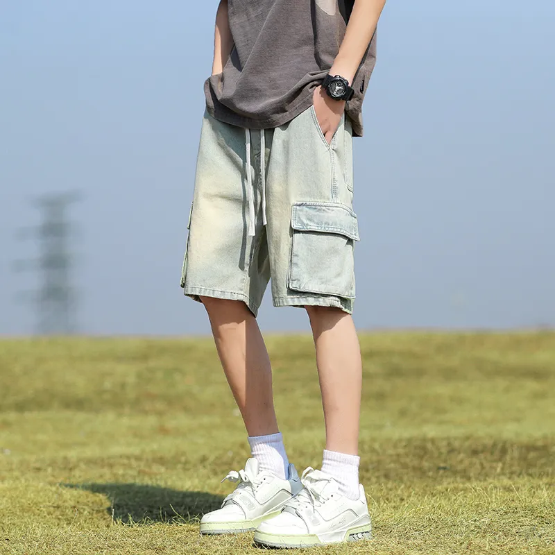 FALIAMS Denim Shorts Unisex-20
