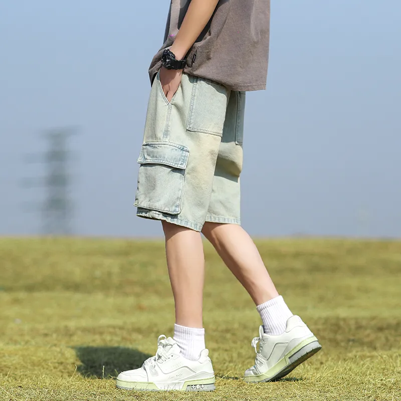 FALIAMS Denim Shorts Unisex-21