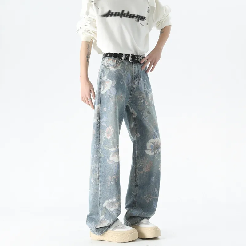 FALIAMS Jeans Unisex Light Blue-4