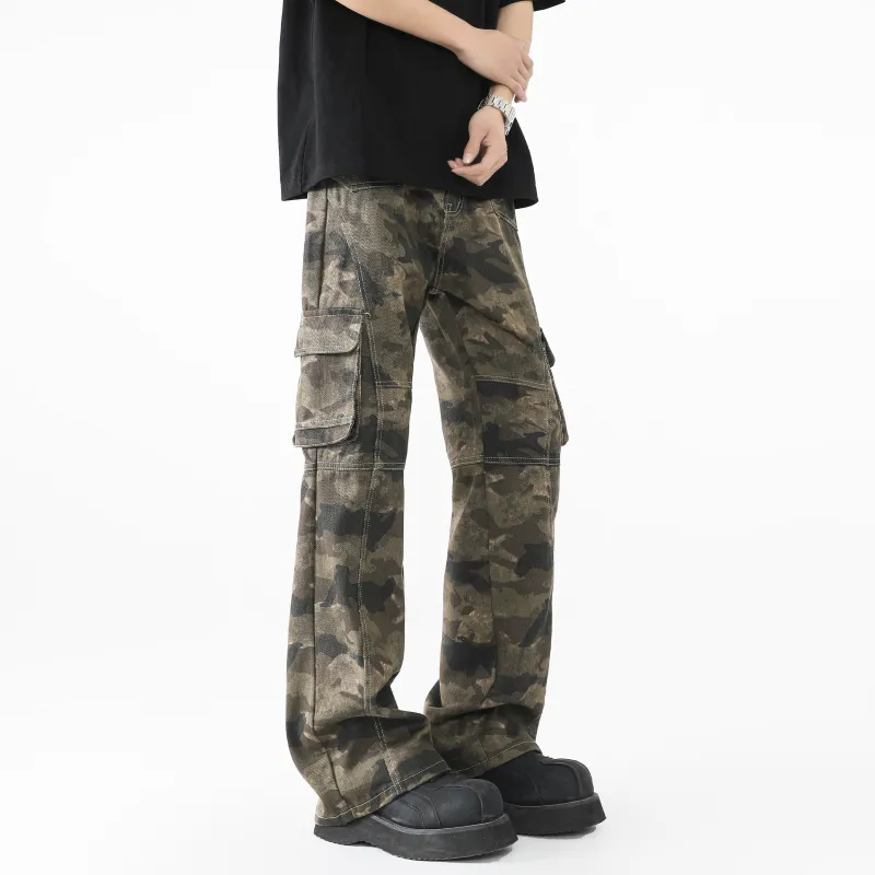 FALIAMS Jeans Unisex Camouflage-3