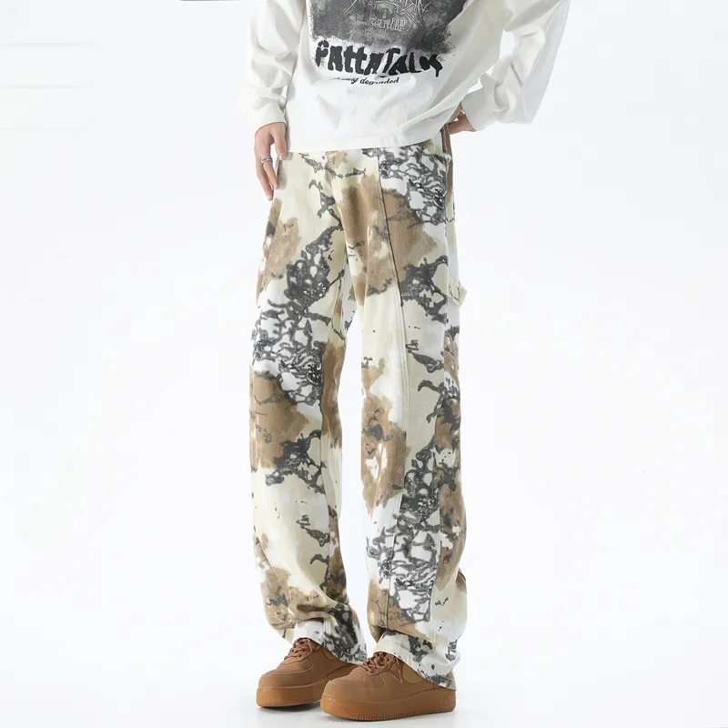FALIAMS Jeans Unisex Desert Camouflage-2