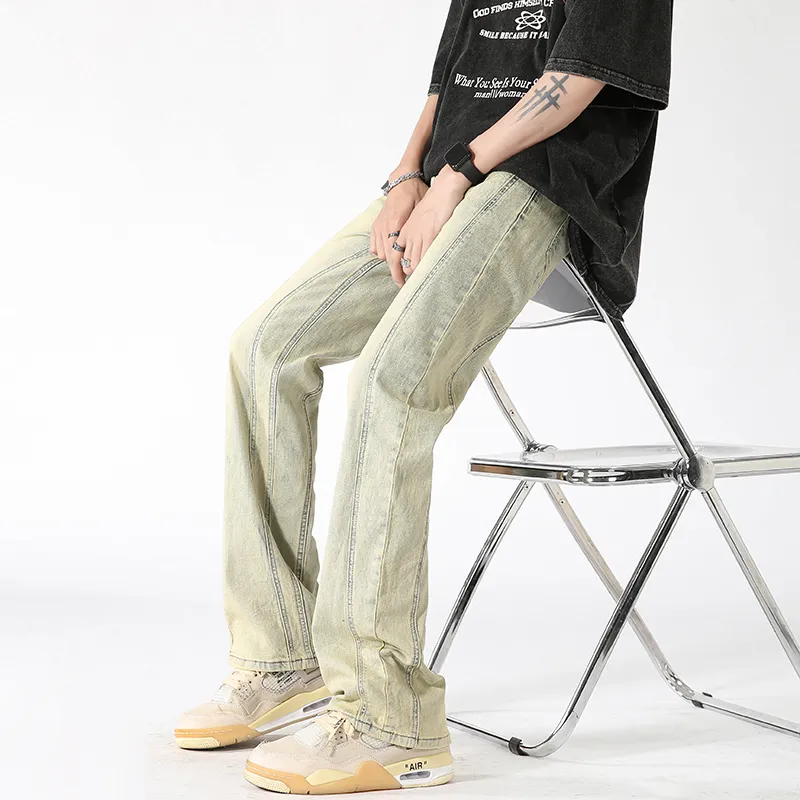 FALIAMS Jeans Unisex Yellow Mud-5