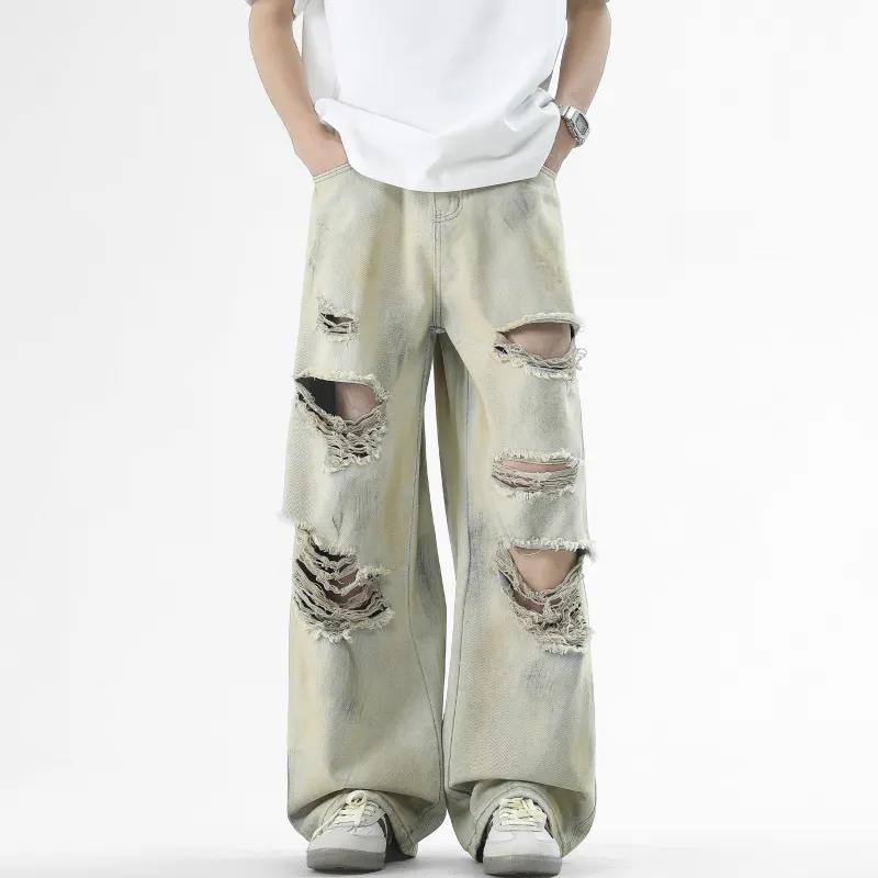 FALIAMS Jeans Unisex Yellow Mud-2