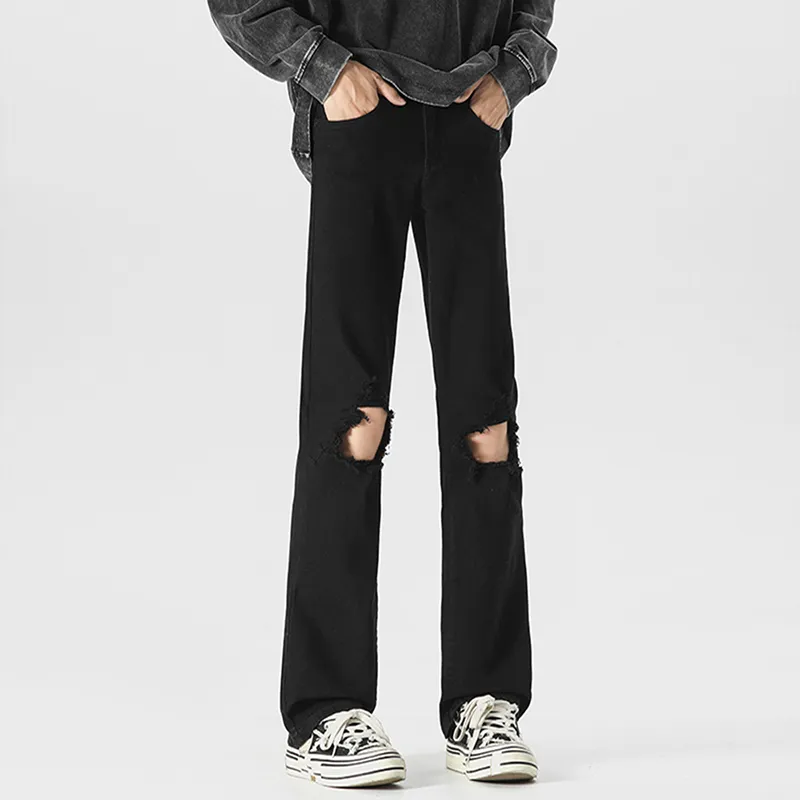 FALIAMS Jeans Unisex Black-4