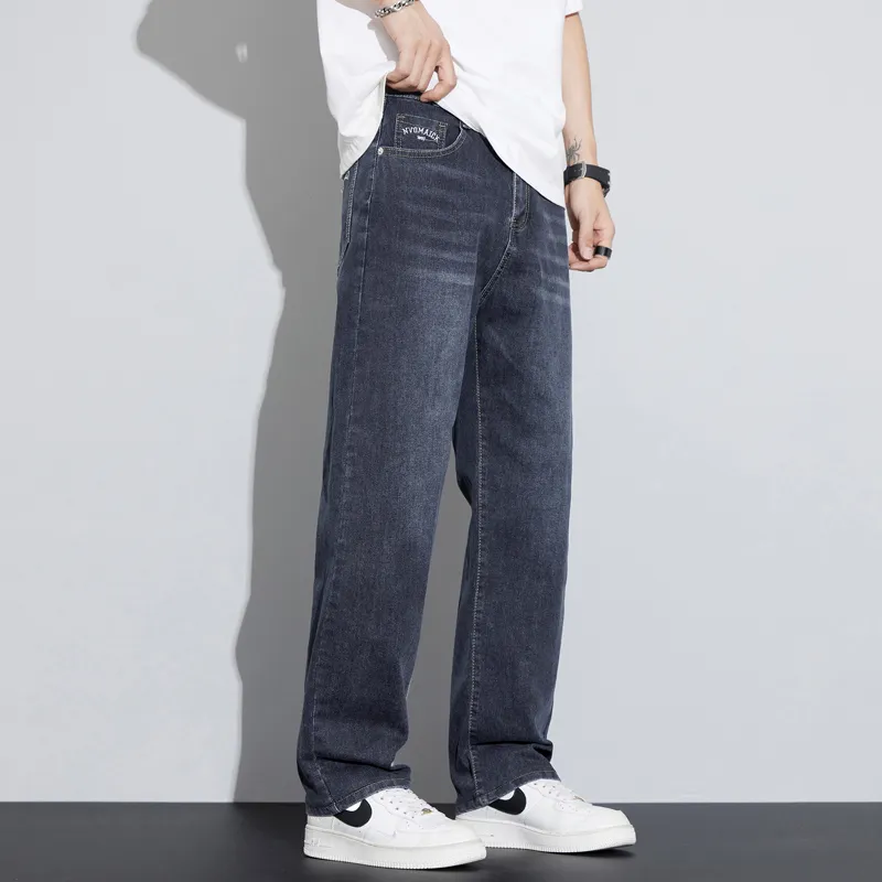 FALIAMS Jeans Unisex Blue Gray-1