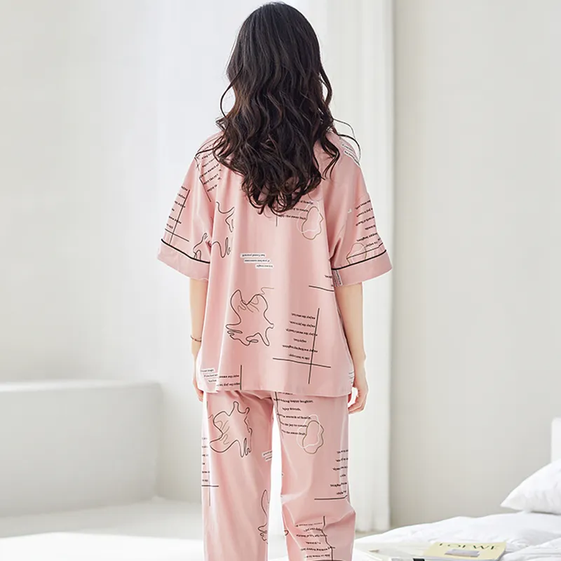 Chun Xi Pajama Set Women's Image Color-1
