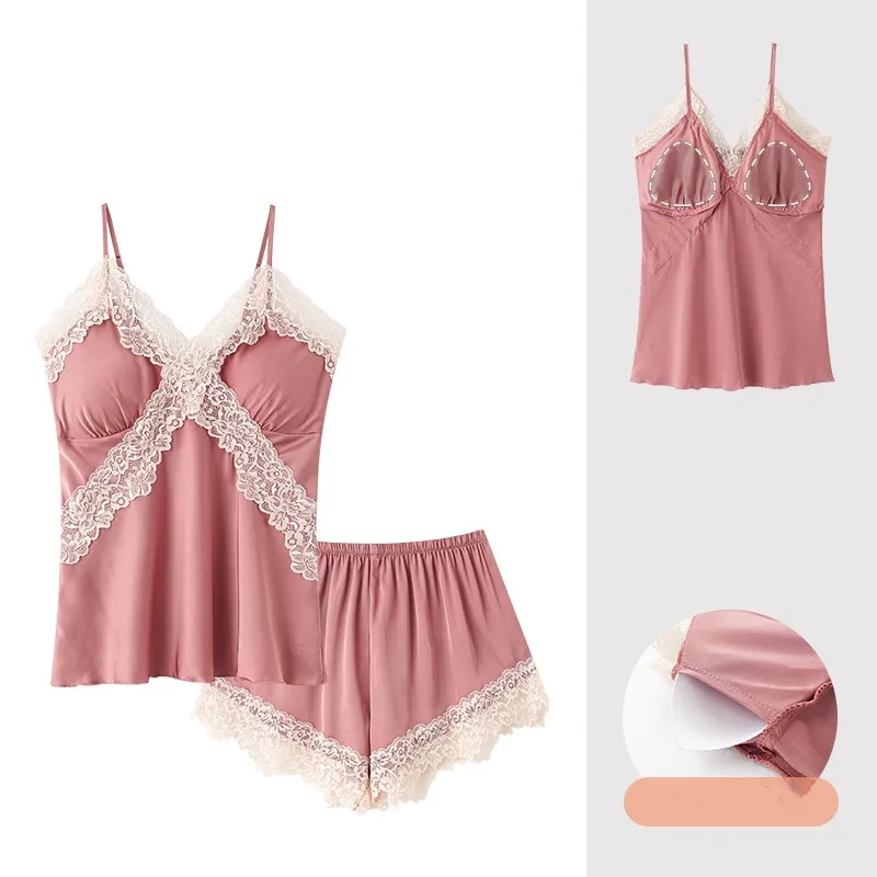 Chun Xi Pajama Set Women's Lotus Color-1