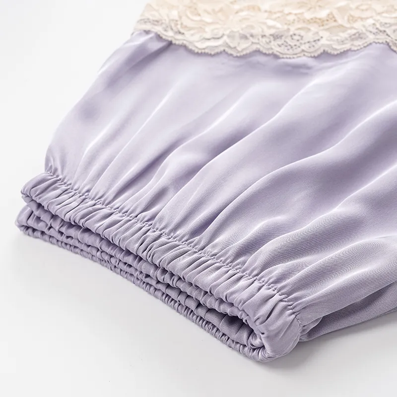 Chun Xi Pajama Set Women's Light Lavender-5