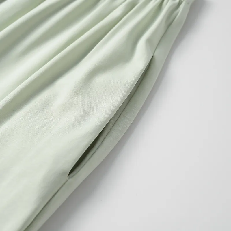 Chun Xi Pajama Set Men's Light Green-5