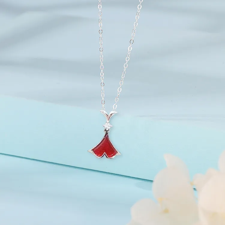 CHINA GOLD S925 Silver Necklaces Women's-1