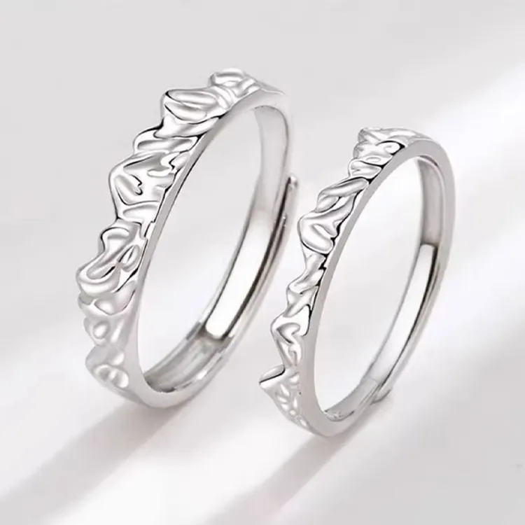 CHINA GOLD S999 Fine Silver Rings Unisex-2