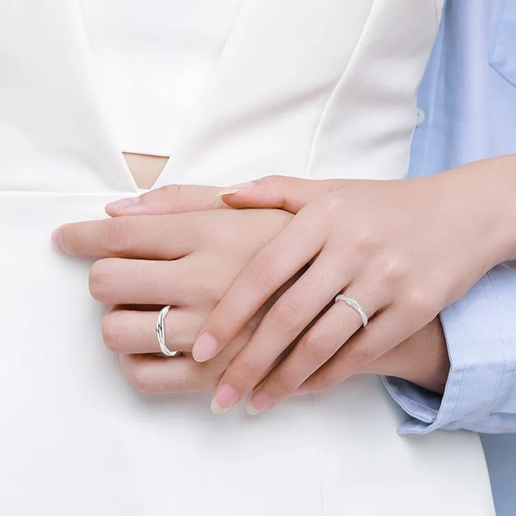 CHINA GOLD S925 Silver Rings Unisex-1