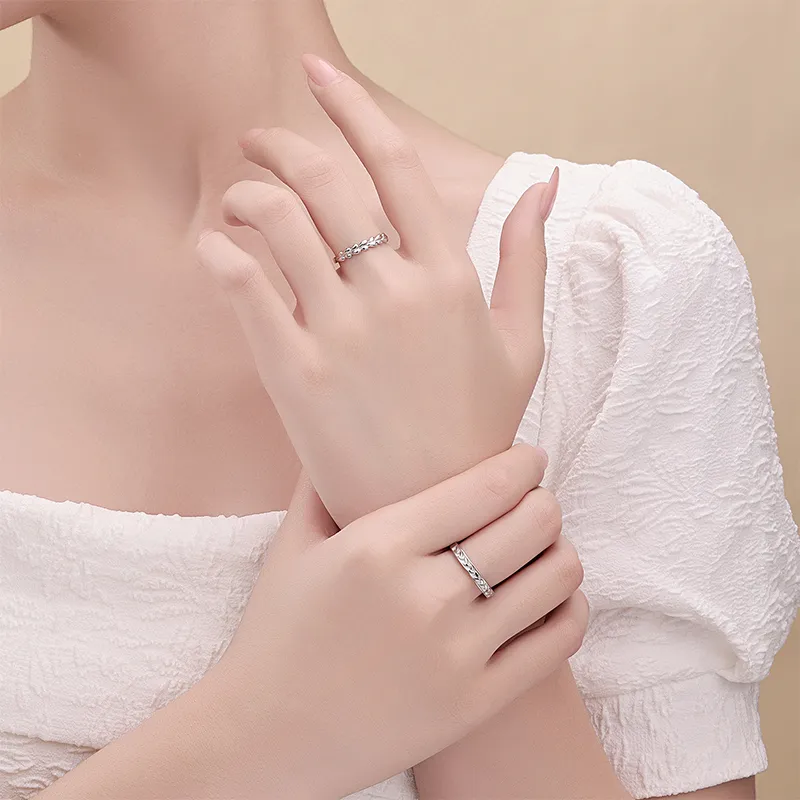 CHINA GOLD S925 Silver Rings Unisex-7