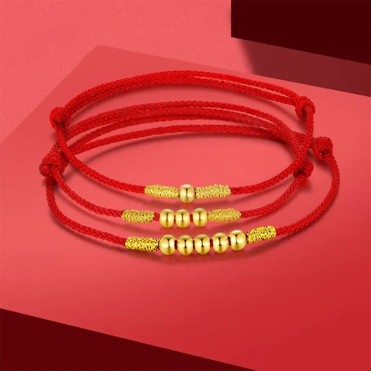 CHINA GOLD Solid Gold Bracelets Unisex-2