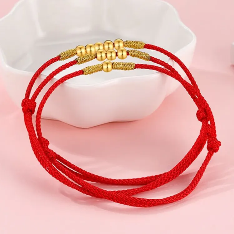 CHINA GOLD Solid Gold Bracelets Unisex-8
