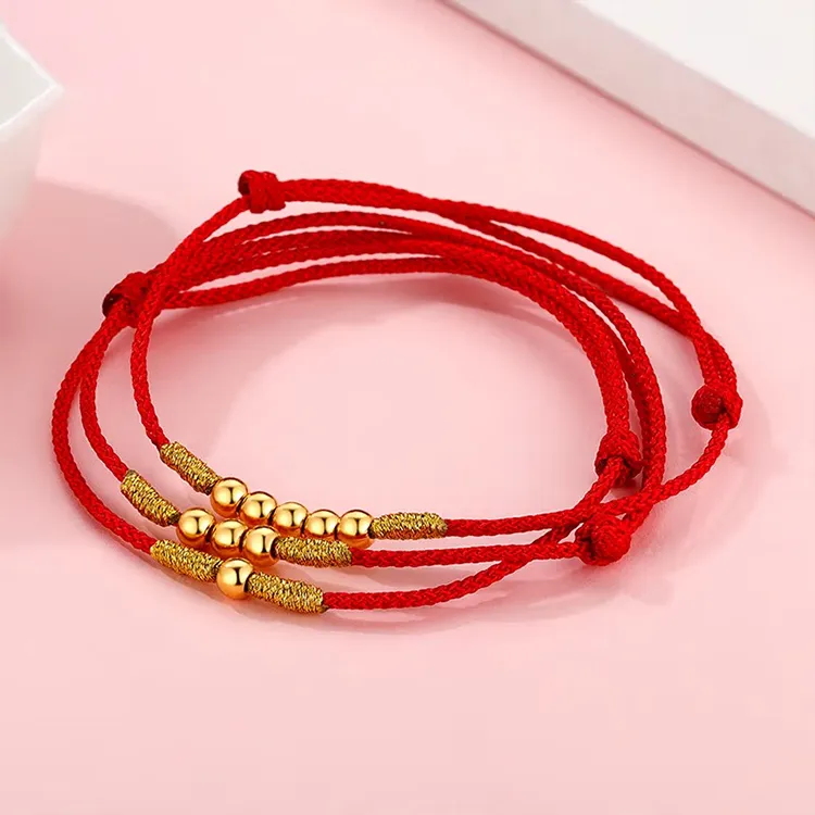 CHINA GOLD Solid Gold Bracelets Unisex-6