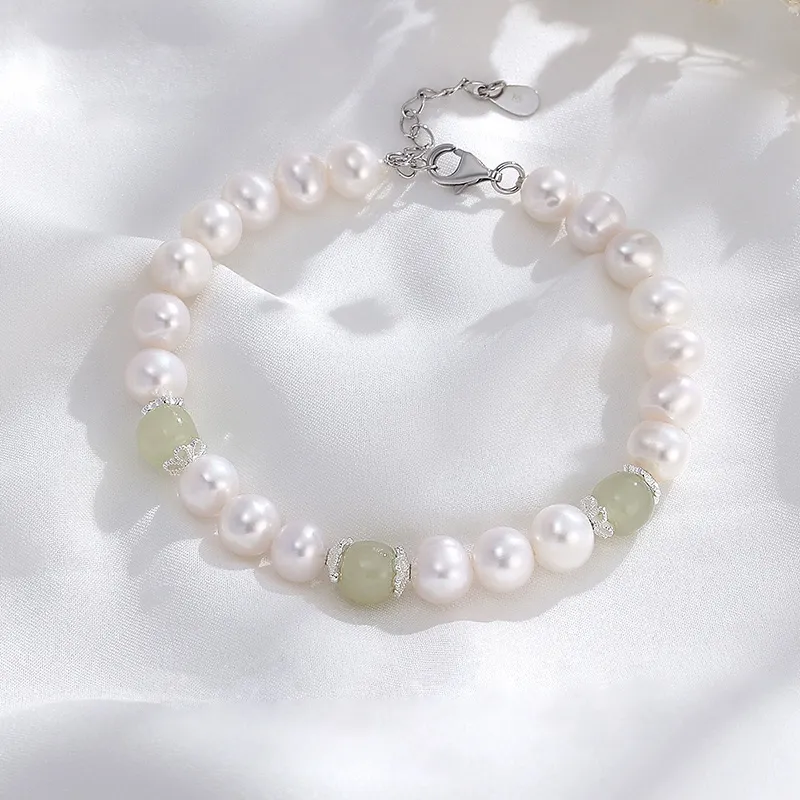 CHINA GOLD Bracelets White Jade/Pale Greenish White Jade Women's-3