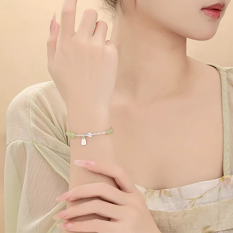 CHINA GOLD Hetian Jade Bracelets Jasper Women's-1