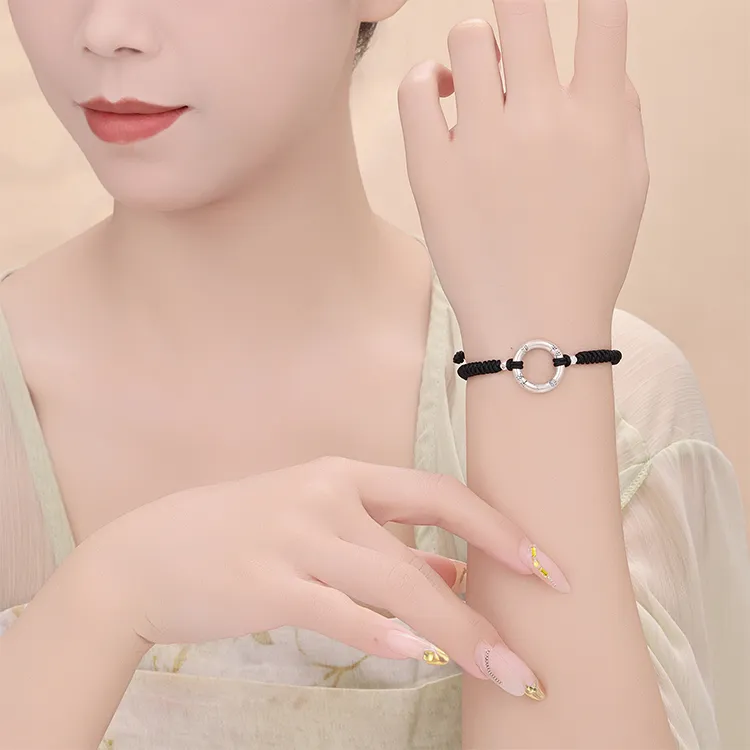 CHINA GOLD S925 Silver Bracelets Unisex-8