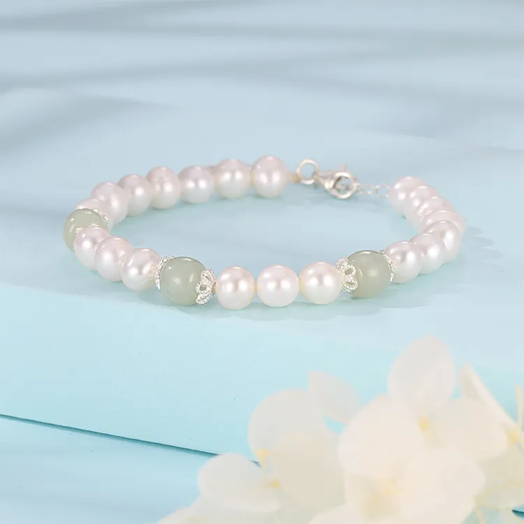 CHINA GOLD Bracelets White Jade/Pale Greenish White Jade Women's-2