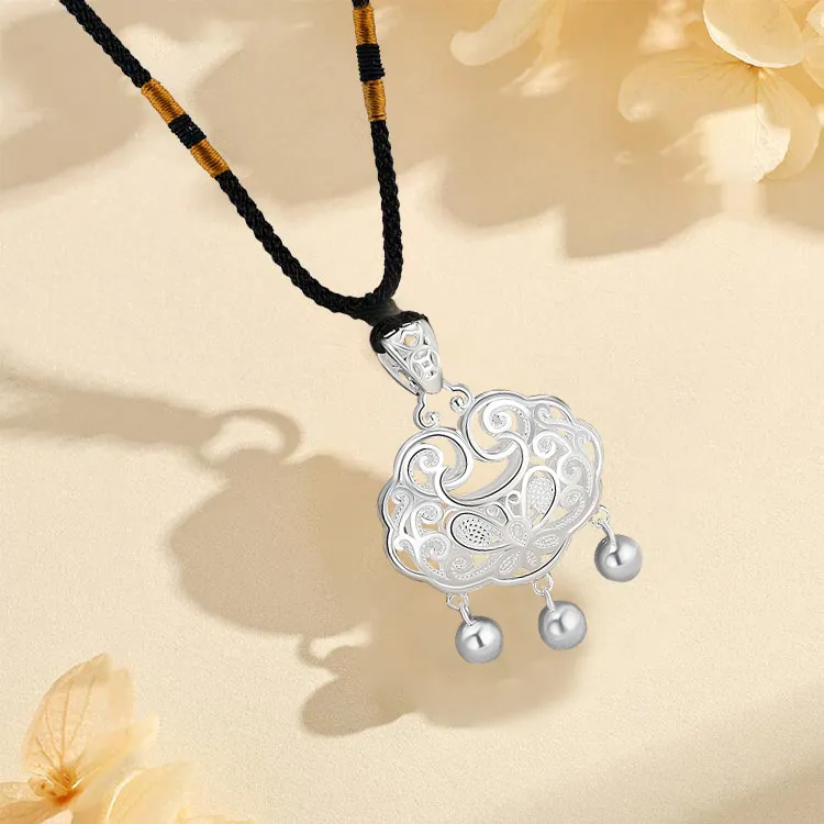 CHINA GOLD Sterling Silver 990 Necklaces Women's-2