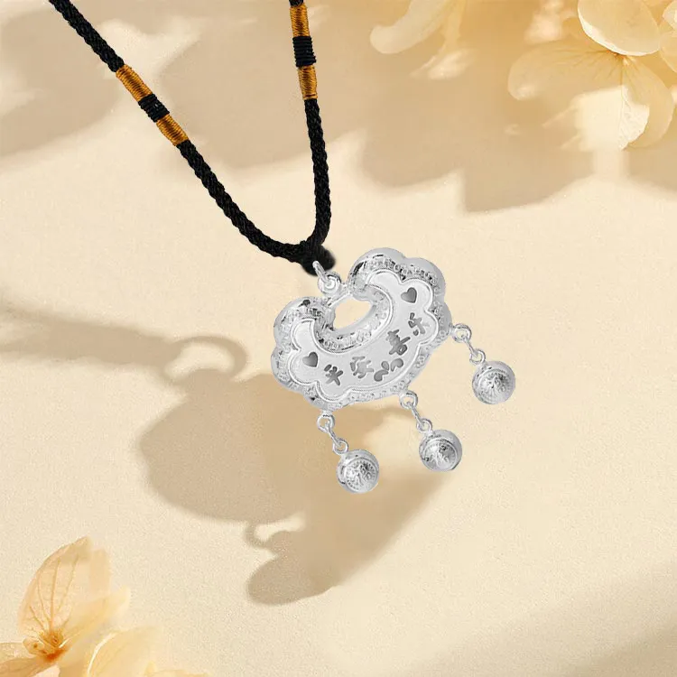 CHINA GOLD Sterling Silver 990 Necklaces Kids'-2