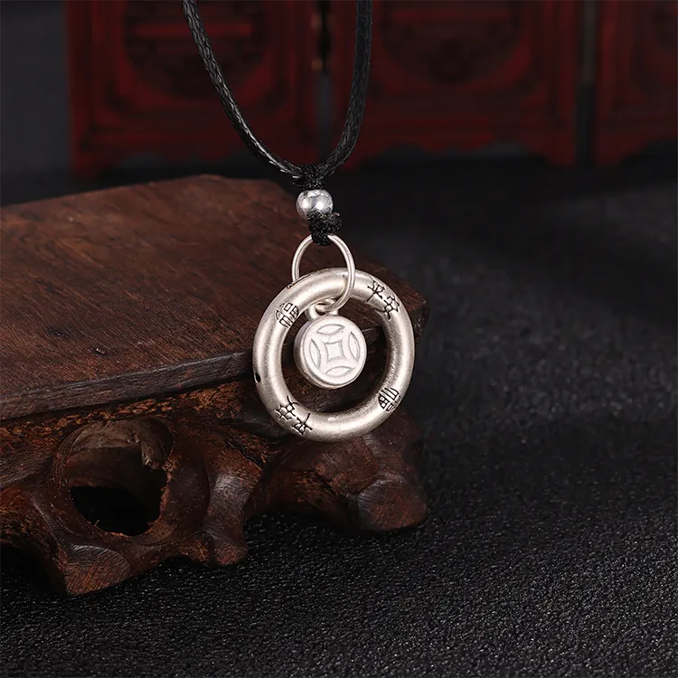 CHINA GOLD Sterling Silver 990 Necklaces Unisex-1