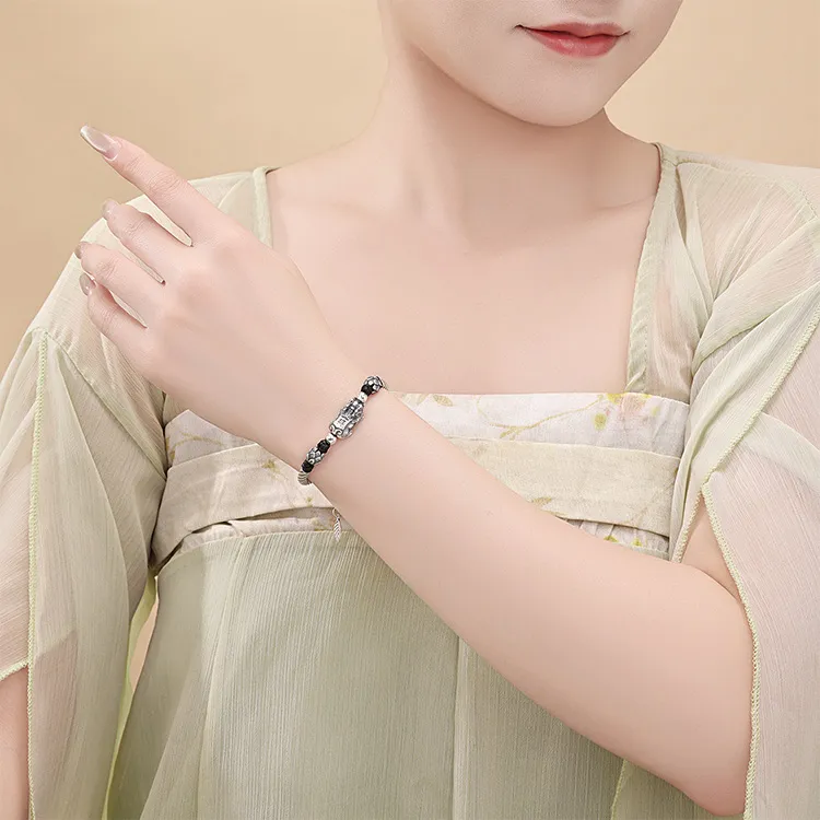 CHINA GOLD 999 Fine Silver Bracelets Unisex-4