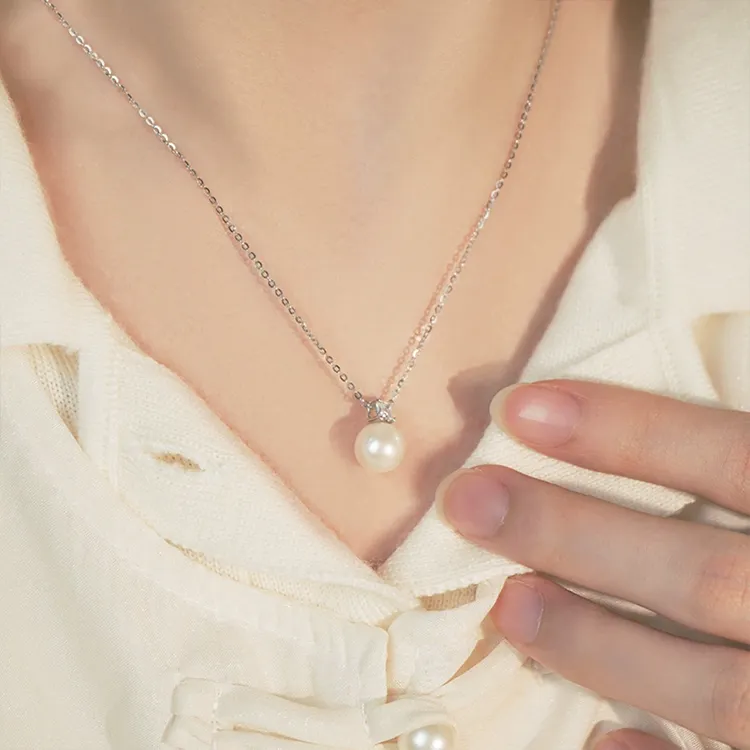 CHINA GOLD Pearl Necklaces Women's-2