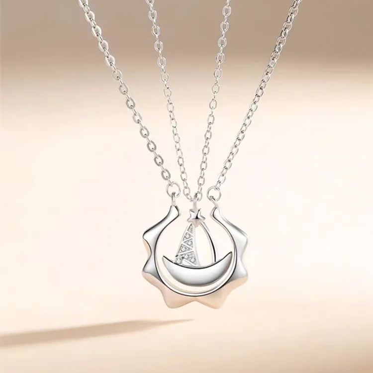 CHINA GOLD S925 Silver Necklaces Unisex-5