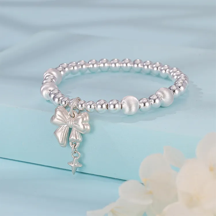 CHINA GOLD 999 Fine Silver Bracelets Women's-1