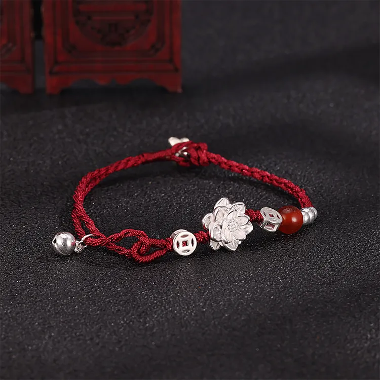 CHINA GOLD S925 Silver Bracelets Women's-2