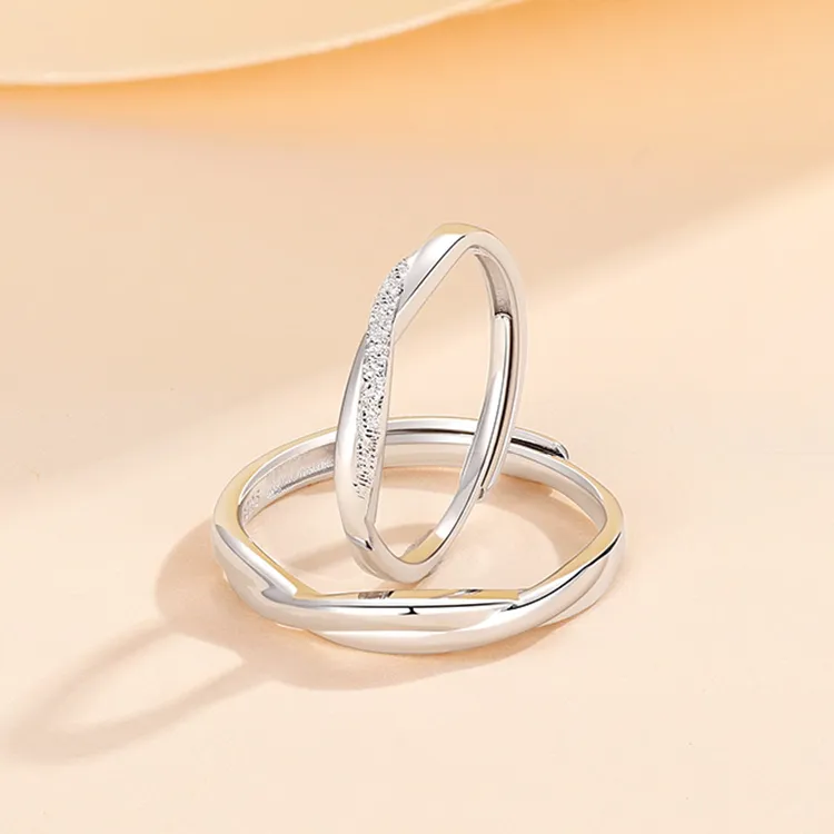CHINA GOLD S925 Silver Rings Unisex-2