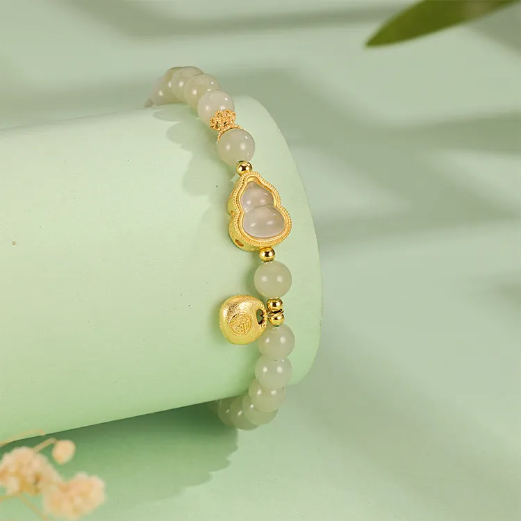 CHINA GOLD Bracelets Green Jade Women's-1