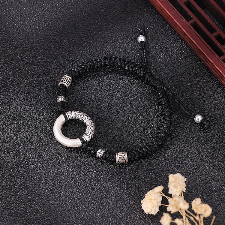 CHINA GOLD S925 Silver Bracelets Unisex-4