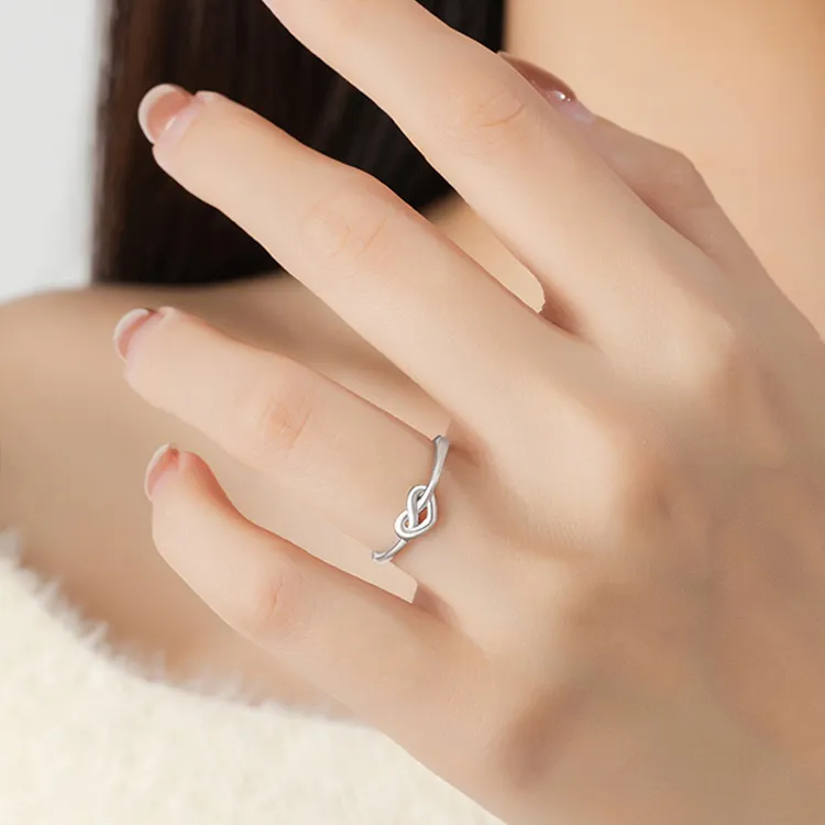 CHINA GOLD S925 Silver Rings Women's-2