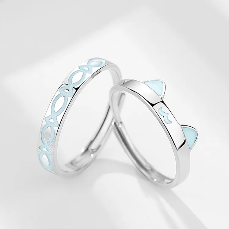 CHINA GOLD S925 Silver Rings Unisex-1